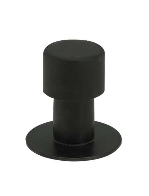 Дверной ограничитель DS11 BL INOX (черный)