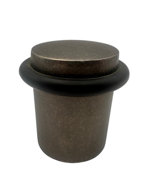 Дверной ограничитель DS2 AS (d30; h40) (состаренное серебро)