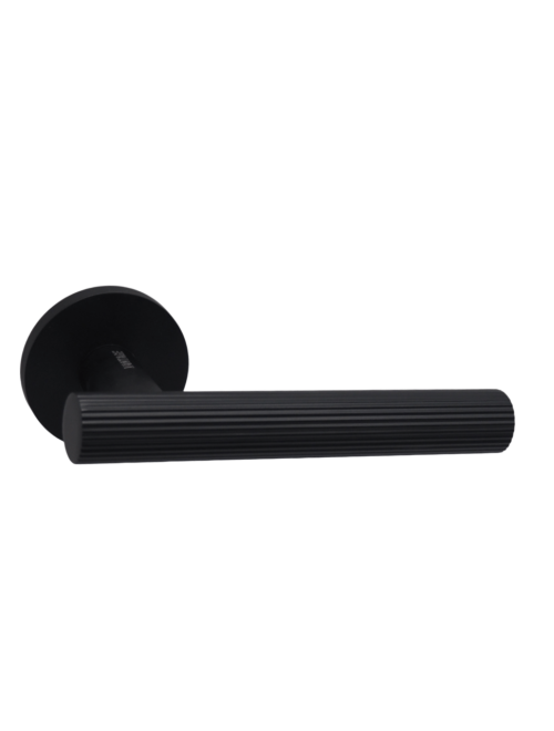 Ручки дверные алюминиевые V37BL-2 SL (черный)