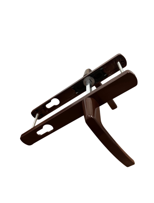 Ручки на планке V1-85BR (коричневый RAL 8017)