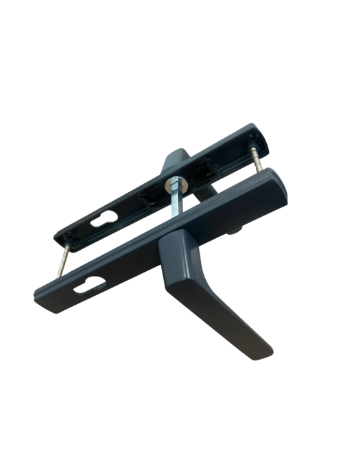 Ручки на планке V2-85DG (темно-серый RAL 7024)