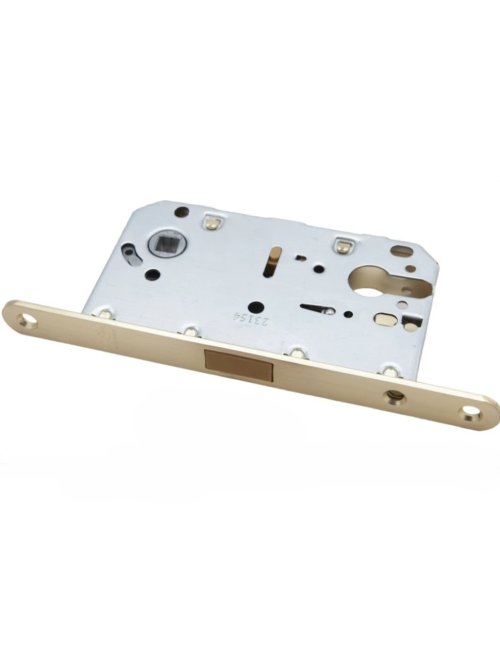 Замок под цилиндр магнитный MC85SG (сатин золото)