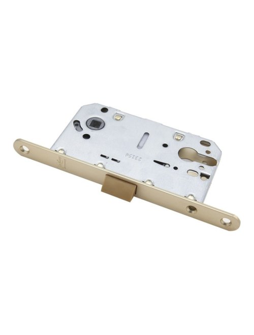 Замок под цилиндр пластиковый P85SG (сатин золото)