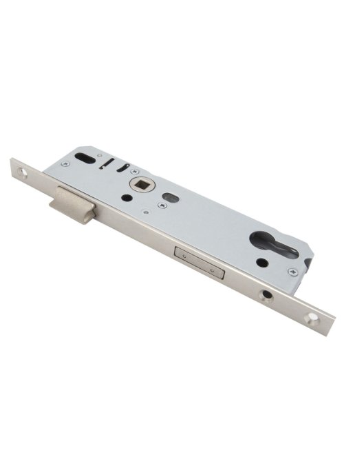 Замок под цилиндр  L155-35 SN (мат. никель) без ответки