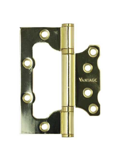 Петля без врезки 100*75*2,5 2BB-PB ( золото)