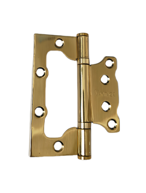 Петля без врезки 100*75*2,5 2BB-SG (сатин золото)