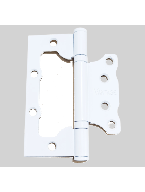 Петля без врезки 100*75*2,5 2BB-WH  (белый)