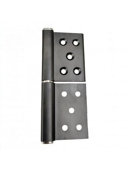 Петля без врезки B1-BL R 126,3x90,5 x3.0 (черный, правый)