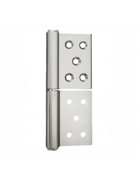 Петля без врезки B1-SC R 126,3x90,5 x3.0  (матовый хром, правый)