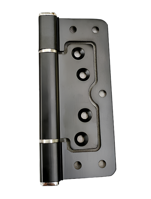 Петля без врезки B22-BL 115x78 x3.0 (черный)