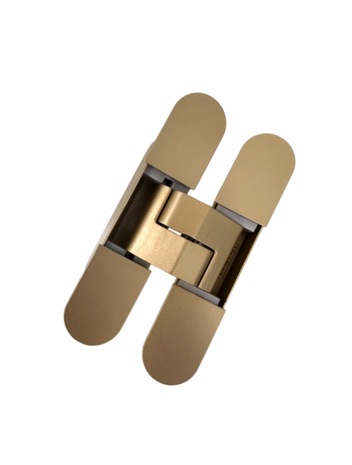 Петля скрытой установки B33-SG (115x23-3D) сатин золото