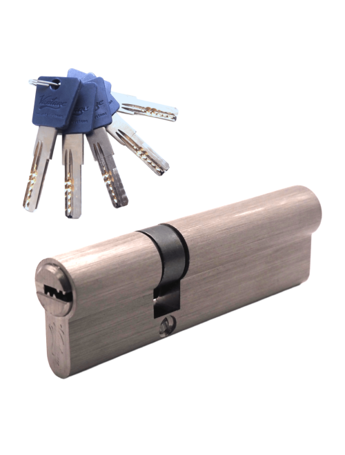 Механизм цилиндровый  P100 (45X55) SN 5 ключей (мат. никель)