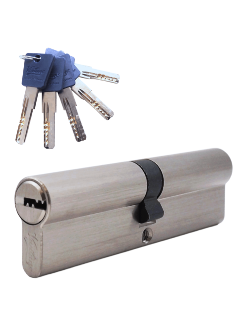 Механизм цилиндровый  P110 (50X60) SN 5 ключей (мат. никель)