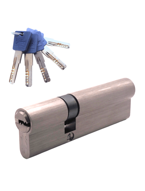 Механизм цилиндровый  P90 (40X50) SN 5 ключей (мат. никель)