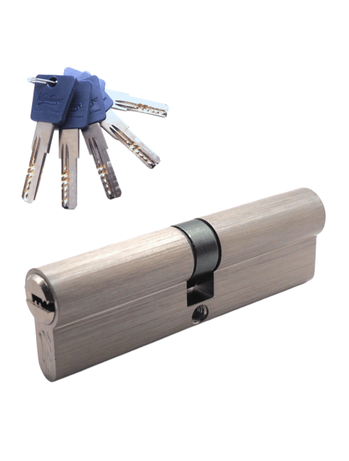 Механизм цилиндровый  P90 (45х45) SN 5 ключей (мат. никель)