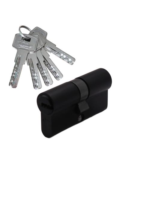Механизм цилиндровый  Z70 (35x35) BL 5 ключей (черный)
