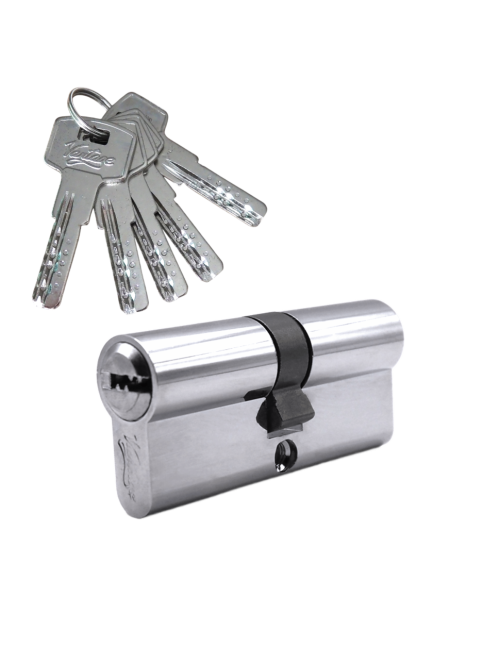 Механизм цилиндровый  Z70 (35x35) СР 5 ключей (хром)