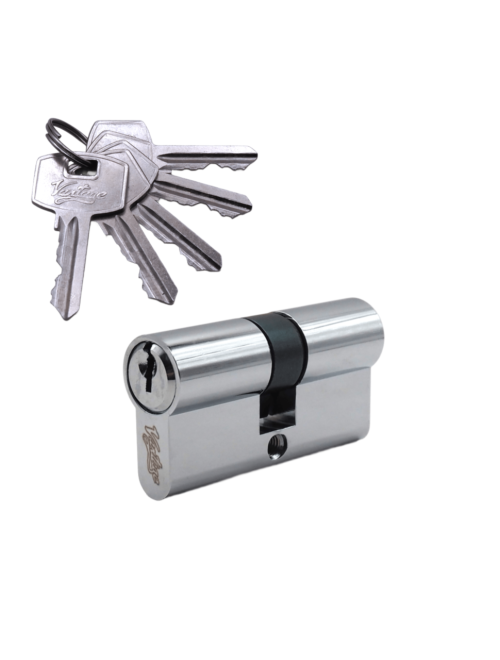 Механизм цилиндровый (5 ключей) V60-5 CP (хром)