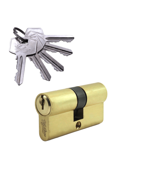 Механизм цилиндровый (5 ключей) V60-5 SB (мат. золото)