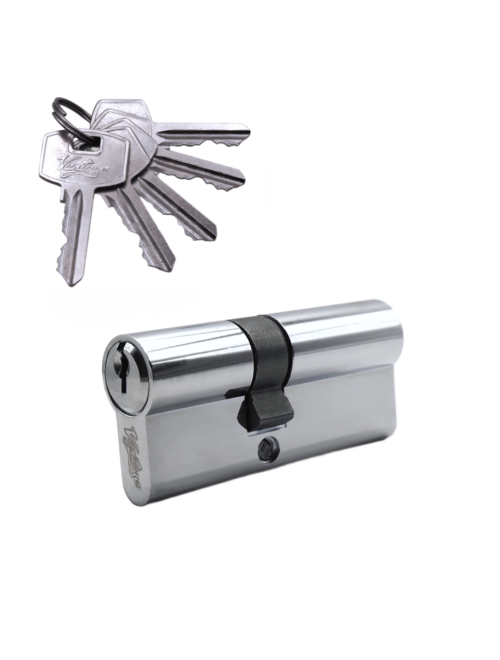Механизм цилиндровый (5 ключей) V70 (30х40)-5 CP (хром)