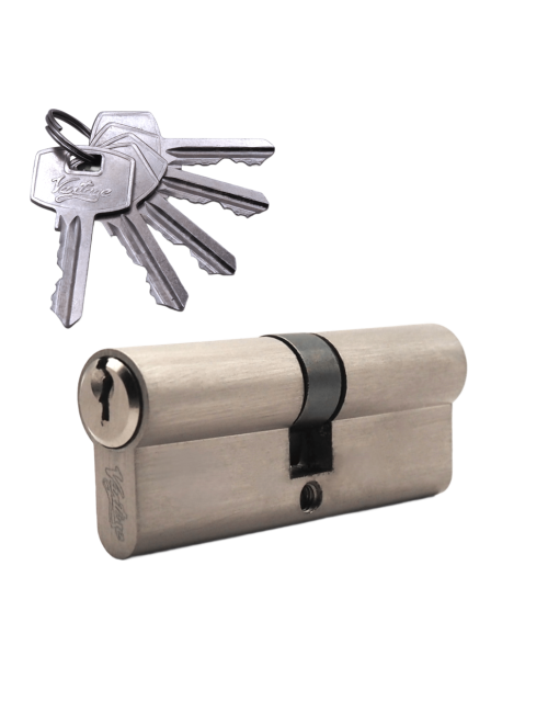 Механизм цилиндровый (5 ключей) V80-5 SN (мат. никель)