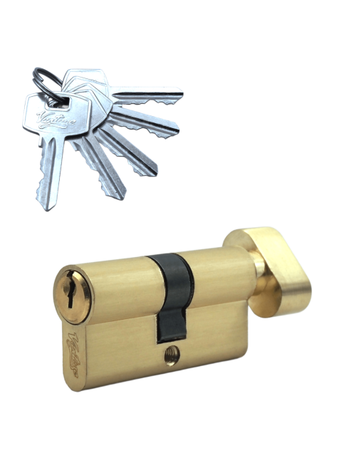 Механизм цилиндровый (5 ключей) VC60-5 SB (мат. золото)