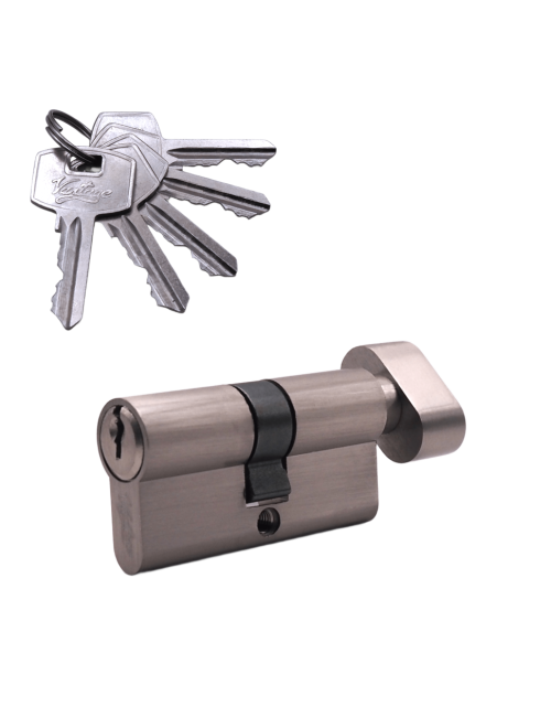 Механизм цилиндровый (5 ключей) VC60-5SN (мат. никель)