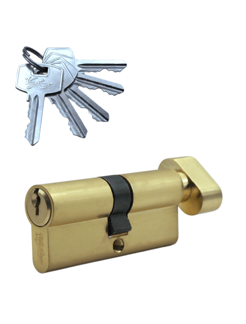 Механизм цилиндровый (5 ключей) VC70-5SB (мат. золото)