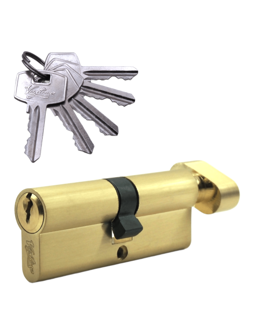 Механизм цилиндровый (5 ключей) VC80-5SB (мат. золото)