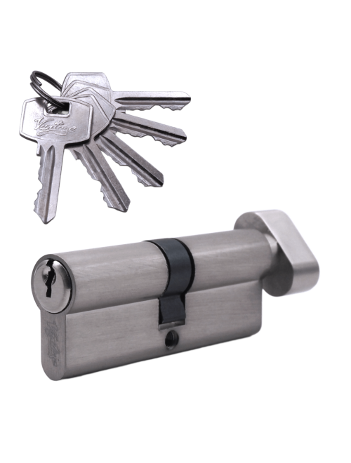 Механизм цилиндровый (5 ключей) VC80-5SN (мат. никель)