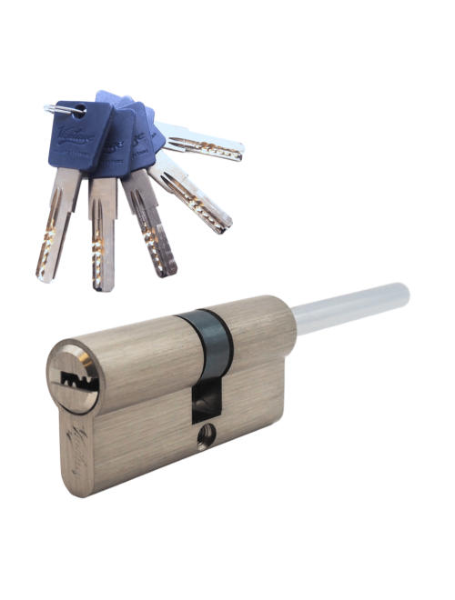 Механизм цилиндровый с длинным штоком LT60 ( 30х30S) SN  (мат. никель)