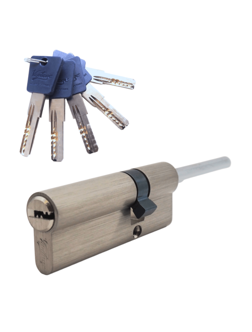 Механизм цилиндровый с длинным штоком LT85 ( 55х30S) SN  (мат. никель)