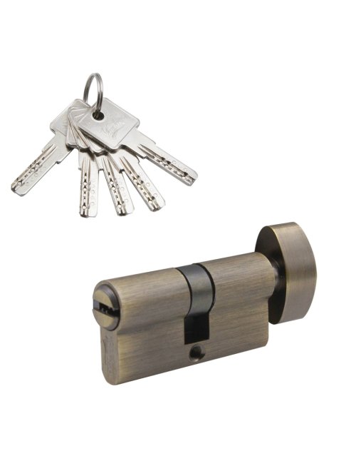 Механизм цилиндровый (5 ключей) кл/в. NC60-5 AB (бронза)