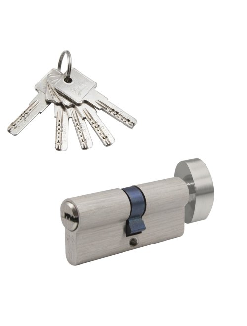 Механизм цилиндровый (5 ключей) кл/в. NC70-5 SN (матовый никель)