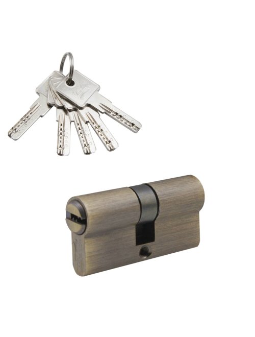 Механизм цилиндровый (5 ключей) кл/кл. N60-5 AB (бронза)
