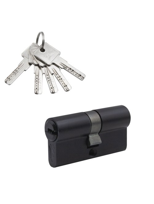 Механизм цилиндровый (5 ключей) кл/кл. N60-5 BL (черный)