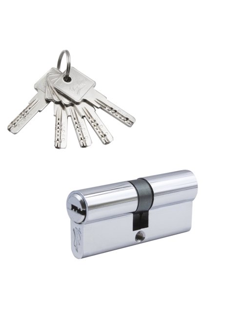 Механизм цилиндровый (5 ключей) кл/кл. N60-5 CP (хром)