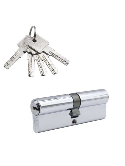 Механизм цилиндровый (5 ключей) кл/кл. N90-5 CP (хром)